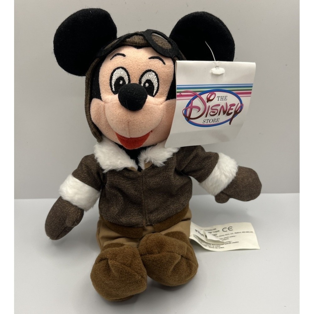 NWT Set Of 3 Disney Store Liberty Minnie Pilot Spaceman‎ Mickey Mouse Plush Toys - Picture 5 of 12